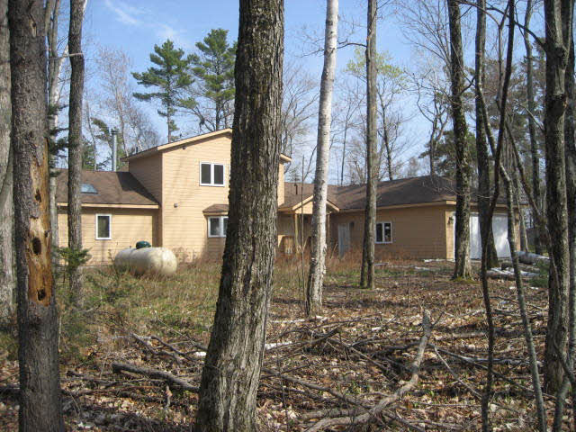 BI House from NW Corner of Lot